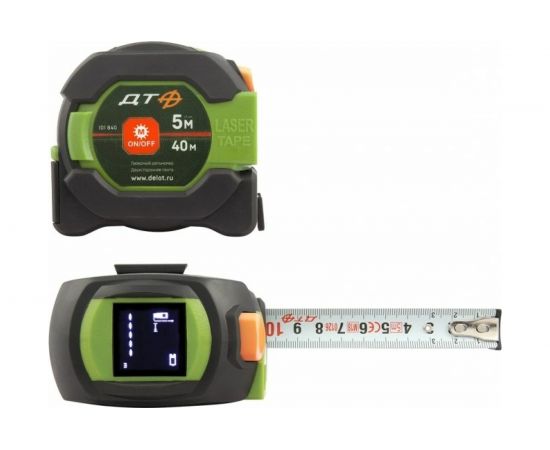 Рулетка 5М с лазерным дальномером 40М Дело техники 101840 – изображение 3