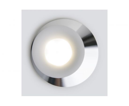 Встраиваемый светильник Elektrostandard 124 MR16, белый, серебро a053357 – изображение 3