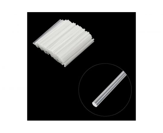 Комплект клеевых стержней прозрачных (1 кг; 7.4х200 мм) INTERTOOL RT-1036 – изображение 3