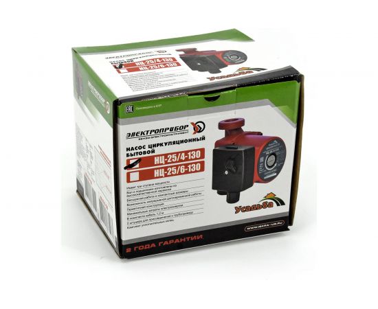 Циркуляционный насос Электроприбор НЦ-25/4-130 – изображение 3