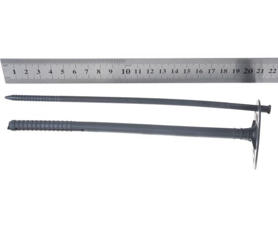 Дюбель для теплоизоляции с пластиковым гвоздем INTERFIX ИЗО 10х220, 200 шт 28974 – изображение 4