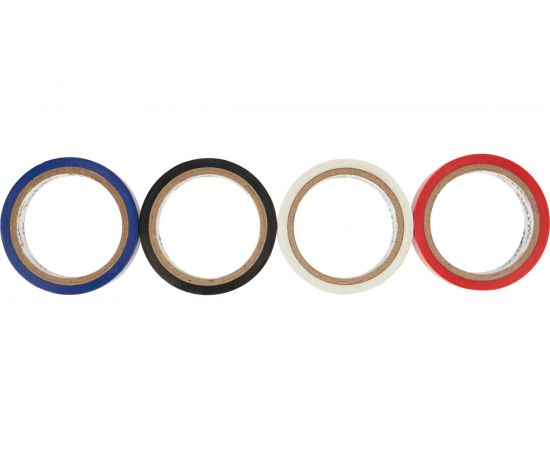 Набор изоленты KRANZ АВТО 4 цвета по 5 м х 15 мм, 0.13 мм KR-09-2011 – изображение 4