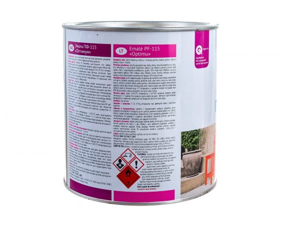 Эмаль ЛЕНИНГРАДСКИЕ КРАСКИ Оптимум ПФ-115 (черная; 2.7 кг) 46918 – изображение 5