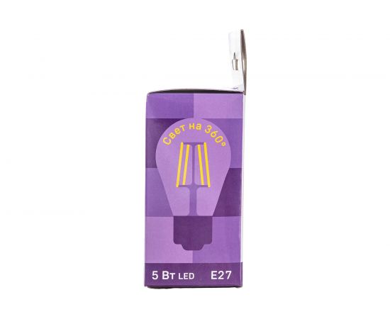 Лампа IEK серия 360, LED, G45, шар прозрачный, 5вт, 230В, 3000К, E27 LLF-G45-5-230-30-E27-CL – изображение 5