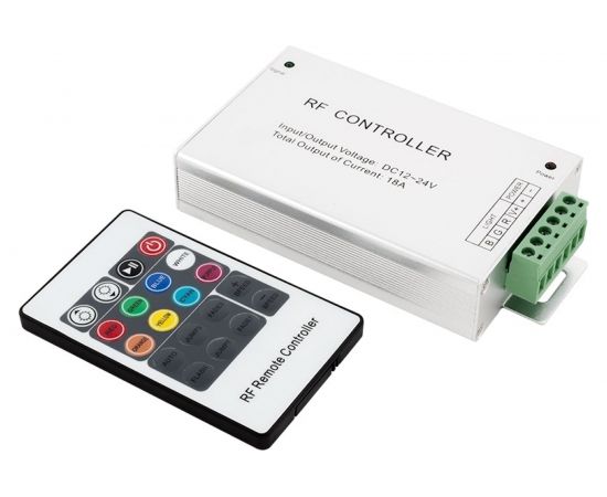 Контроллер SWG LED RGB 18 А 12-24 Вольт, РФ, 20 кн, RF-RGB-20-18A 09-00900230 