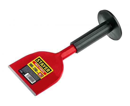 Зубило-конопатка STAYER Red Force с протектором 100x230 мм 2129 