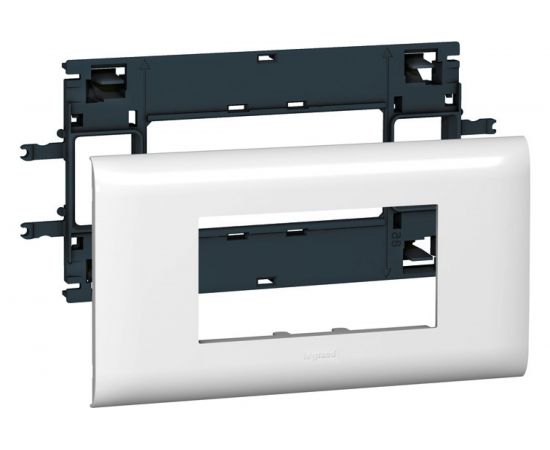 Суппорт Legrand Mosaic - для кабель-каналов DLP с шириной крышки 85 мм - 4 модуля 010994 