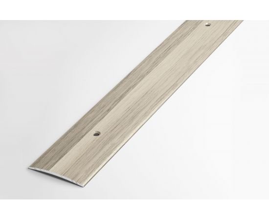 Порог прямой алюминиевый декоративный (37 мм, 1,35 м, Клен беленый) ЛУКА УТ000000172 