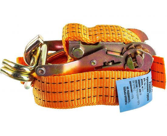 Стяжка крепления груза FELIX крюк, 6 м, 1.5 т, 38 мм 411040181 