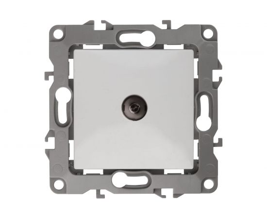 Одиночная TV розетка ЭРА 12-3101-01 белая Б0014705 