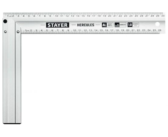Жесткий столярный угольник STAYER Hercules 300 мм 3432-30 