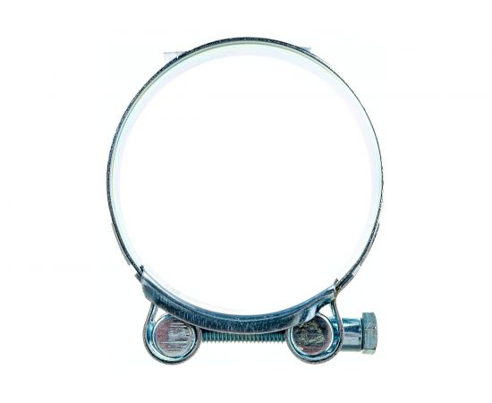 Силовой хомут Nord-Yada Д: 64-67 мм, Ш: 22 мм, Т: 1,2 мм, болт: М6х55, оцинкованная сталь 905997 – изображение 2