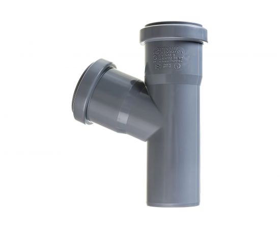 Тройник двухраструбный (67°) HTEA 50/50 Ostendorf 112300 – изображение 2