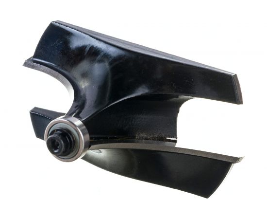 Фреза кромочная калевочная с нижним подшипником серия 1017 (80x42 мм; R30 мм; хвостовик 12 мм) Росомаха 801715 – изображение 2