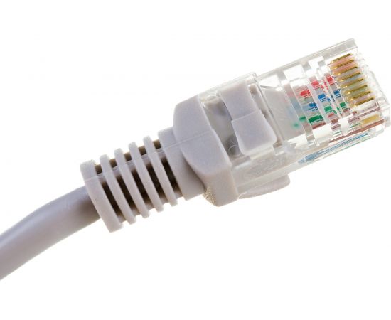 Патч-корд ЭРА Simple PC-0.5U-A U/UTP категория 5e, длина 0,5 метра, неэкранирован, серый, Б0051369 – изображение 2