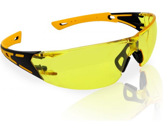 Защитные открытые очки ЕЛАНПЛАСТ Компаньон желтые ОЧК702KN (О-13072KN) – изображение 2