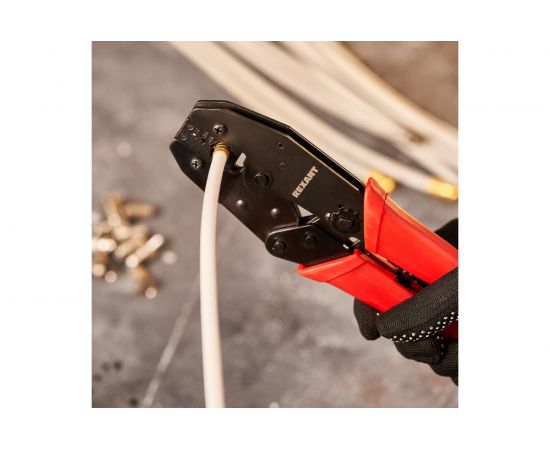 Кримпер REXANT HT-301 K для обжима F и BNC разъемов RG-8, RG-11, RG-174, RG-179, RG-213 12-3215 – изображение 2