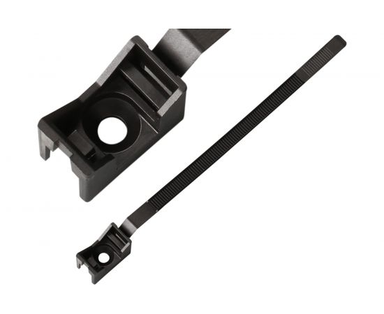 Ремешок для труб и кабеля ЕВРОПАРТНЕР PRNT 16-32 черный, атмосферостойкий 10шт. 3 0025 9 – изображение 2