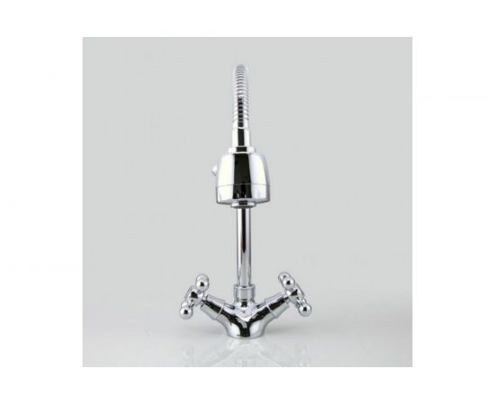 Смеситель для кухни FRAP F4319 1/2 керамическая кран-букса, гибкий излив, гайка 535433 – изображение 3