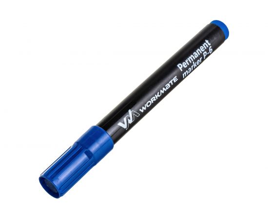 Перманентный маркер Workmate синий 14-8165 – изображение 3