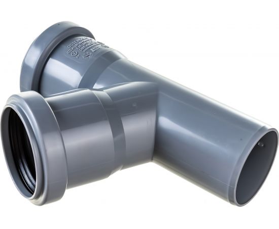 Тройник двухраструбный (67°) HTEA 50/50 Ostendorf 112300 – изображение 3