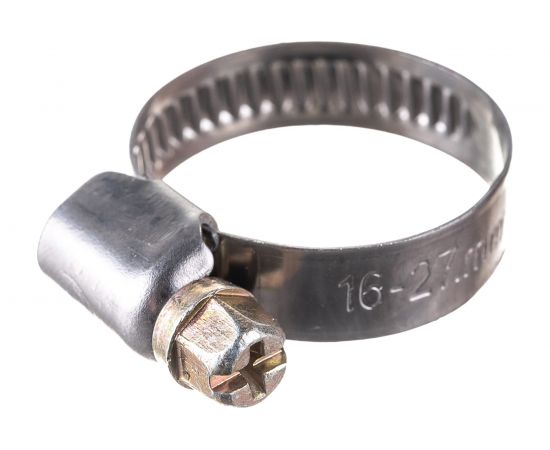 Червячный хомут Gigant 16-27 мм/9 W2, 25 шт G/1/43 – изображение 3