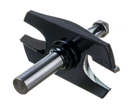 Фреза кромочная калевочная с нижним подшипником серия 1017 (80x42 мм; R30 мм; хвостовик 12 мм) Росомаха 801715 – изображение 3