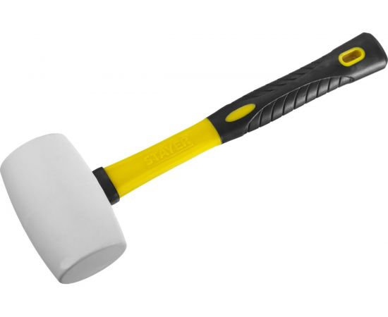 Белая резиновая киянка STAYER 450 г 20533-450 – изображение 4