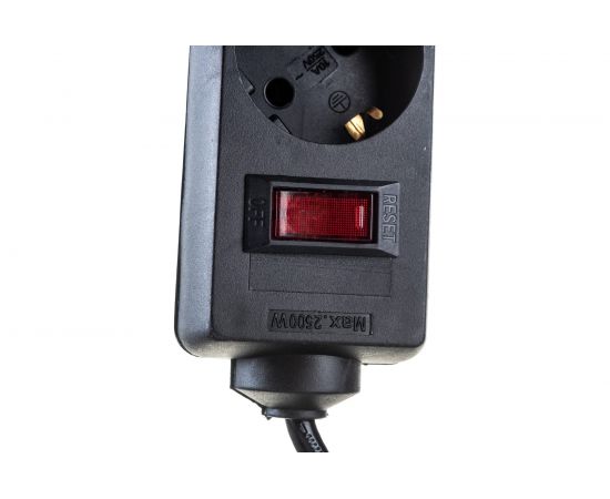 Сетевой фильтр ExeGate SP-6-1.8B 6 евро с заземлением, 1.8м, выключатель с подсветкой, черный 119391 – изображение 4