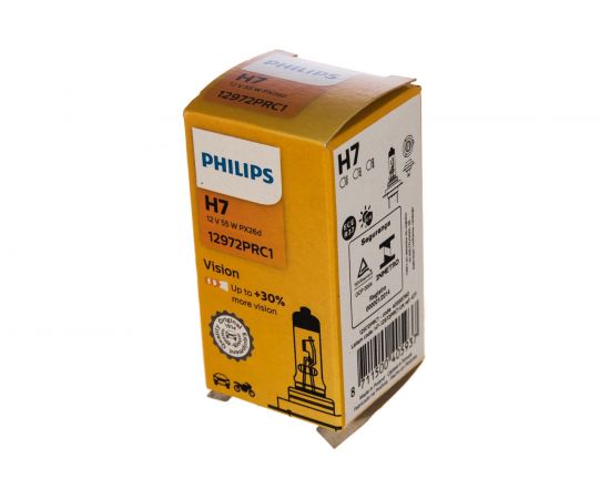 Автолампа PHILIPS H7 55 PX26d+30% 12V ,10,100 HIT 12972PRC1 – изображение 6