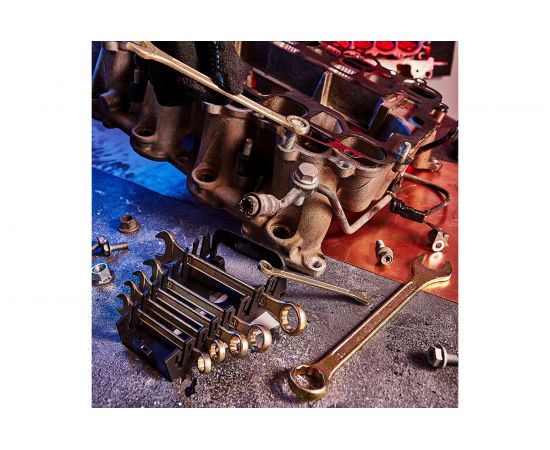 Набор комбинированных ключей REXANT 8-19 мм, 8 шт желтый цинк 12-5842-2 – изображение 7