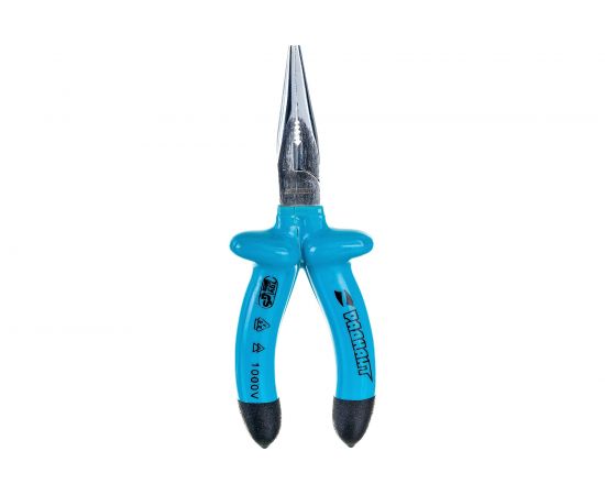 Комбинированные плоскогубцы РАДИАНТ 160 мм, с удл. полукруглыми губками, с изолир. ручками 1000 В 47010 – изображение 7