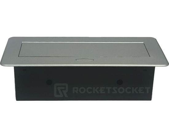 Горизонтальная выдвижная Розетка ROCKETSOCKET 2EU+2USB Серая OvalC AM-G2EU-2U-15 – изображение 7