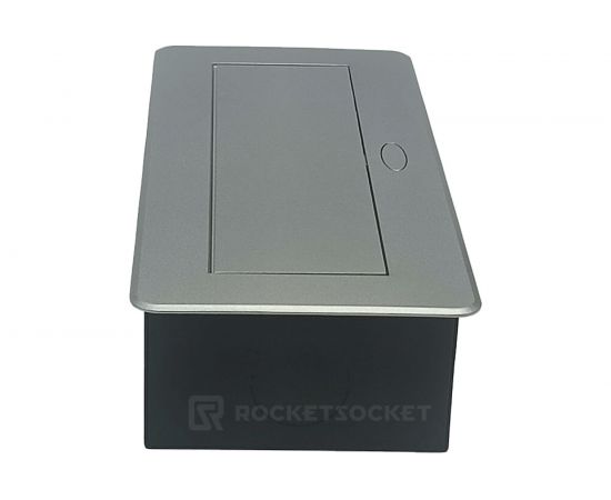 Горизонтальная выдвижная Розетка ROCKETSOCKET 2EU+2USB Серая OvalC AM-G2EU-2U-15 – изображение 8
