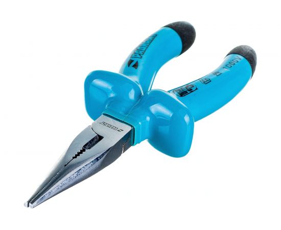 Комбинированные плоскогубцы РАДИАНТ 160 мм, с удл. полукруглыми губками, с изолир. ручками 1000 В 47010 – изображение 8