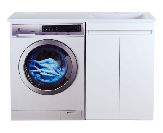 Напольная прямая тумба Misty Фостер - 55 под стиральную машину Э-Фос01055-01Пр 