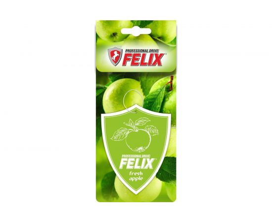 Бумажный ароматизатор FELIX подвесной, яблочная свежесть 411040031 