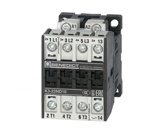 Трехполюсный контактор Benedict K3-22ND10= 24 PN75725 