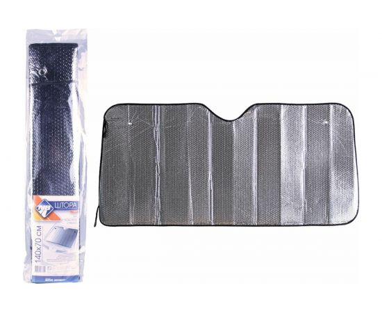 Солнцезащитная металлизированная штора Nova Bright, 140x70 см 46481 