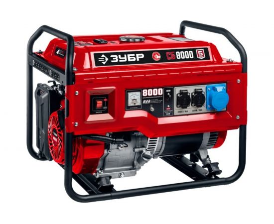 Бензиновый генератор ЗУБР 8000 Вт СБ-8000 
