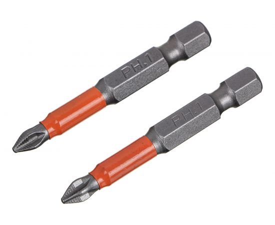 Набор бит ПРОФИ (2 шт; PH1; 50 мм, сталь S2) ЕРМАК 601-051 