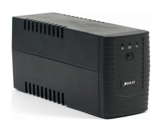 Источники бесперебойного питания SKAT-UPS 800/400 ИБП 220В 480Вт 1 АКБ 9Ач внутр. меандр. стабилизация напряжения 454 