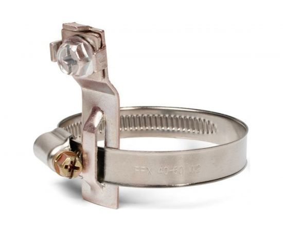 Хомут заземления FORTISFLEX УХЗ INOX 60-80 W2 83246 