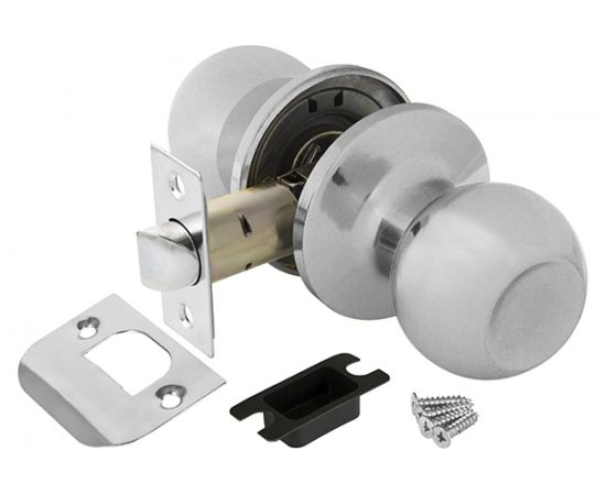 Ручка защелка AJAX 6082 CP-P без фик. хром 39529 