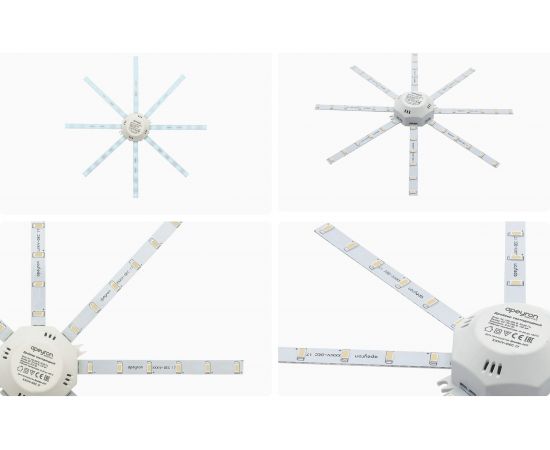 Комплект светодиодных линеек Apeyron Звездочка 220В, 20Вт, smd5730, 1500Лм, 6400К, IP30, 02-47 – изображение 14