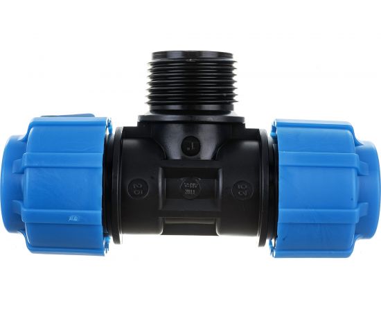 Тройник с наружной резьбой ПОЛИТЭК 25х1х25 51250125 – изображение 2