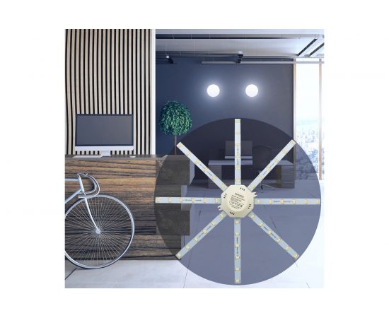 Комплект светодиодных линеек Apeyron Звездочка 220В, 20Вт, smd5730, 1500Лм, 4000К, IP30, 02-46 – изображение 2