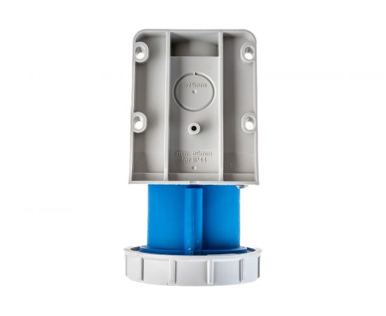 Настенная розетка PCE 32А 230V 1P+N+E IP67 1232-6 – изображение 2