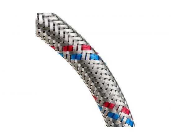 Гибкая подводка для воды Gigant с оплеткой из нержавеющей стали, 1/2""х60 см, г/г P-60-GG – изображение 2