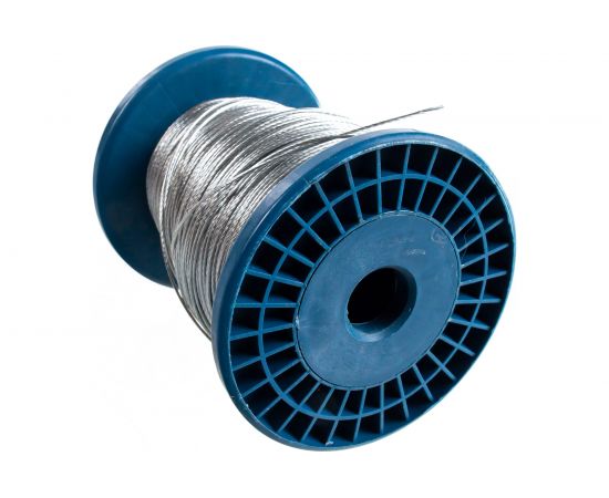 Стальной трос Метизный двор 1 мм DIN 3055, 200 м 4690441031242 – изображение 2